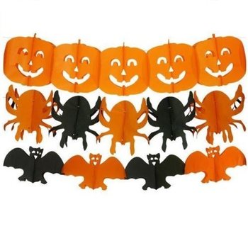 Guirlandes de D&eacute;coration Halloween Mixte &ndash; Longueur 300 cm (6 pcs)