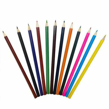 Grand Set de 12 Crayons de Couleur