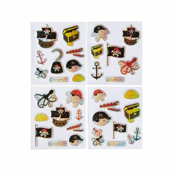 Autocollants Pailletés - Modèle : Pirate (100 pcs)