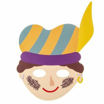 SINTERKLAAS - MASQUES DE SAINT-NICOLAS ET PIET EN MOUSSE (48 pcs)