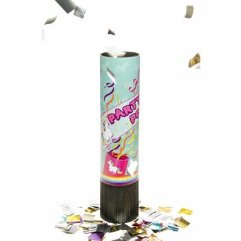 CANON &Agrave; CONFETTI PARTY - LICORNE - PR&Eacute;SENTOIR (48 pi&egrave;ces)