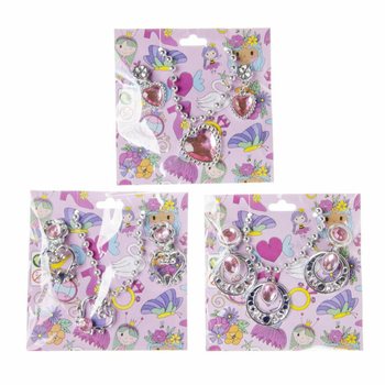 Ensemble Collier et Boucles d'oreilles Princesse (36 pi&egrave;ces)