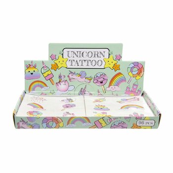 TATOUAGES FUN – MODÈLE : LICORNE (96 pcs)