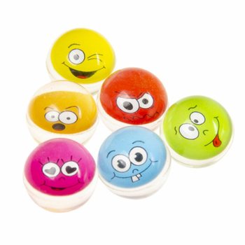 Balles Rebondissantes Smiley Ø 3.2 cm (50 pièces)