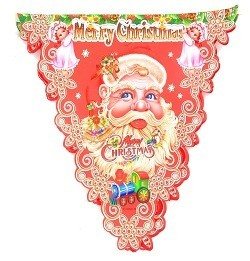 GUIRLANDE DE NO&Euml;L FANIONS (10 pcs)