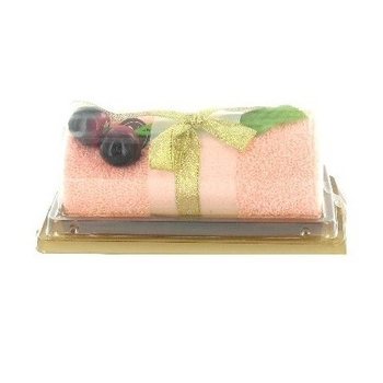 SERVIETTE EN FORME DE G&Acirc;TEAU (2 pi&egrave;ces)