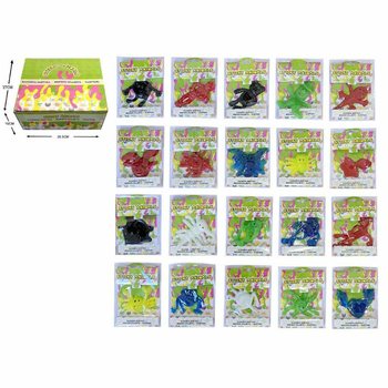 STICKY ANIMALS - GRANDES FIGURINES COLLANTES EFFRAYANTES (60 pces)