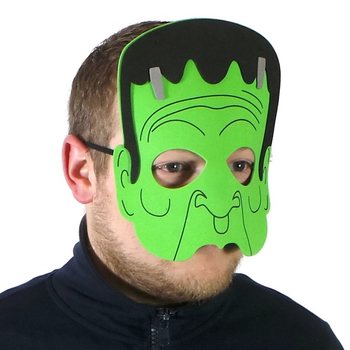 Masque de Frankenstein en mousse (6 pi&egrave;ces)