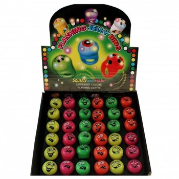 BAGUES LUMINEUSES EN PR&Eacute;SENTOIR (36 pcs.)