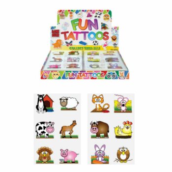 Tatouages Fun - Animaux de la Ferme (96 planches)