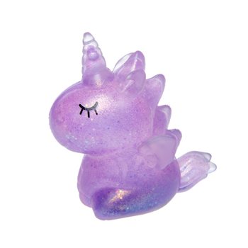 Licorne Squeeze / Squishy en Pr&eacute;sentoir (12 pi&egrave;ces)