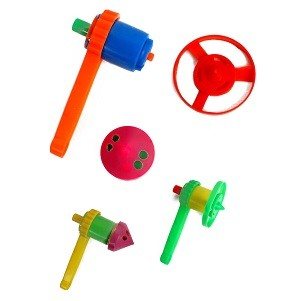 Toupie et Soucoupe Volante 2-en-1 à Lancer (48 pcs)