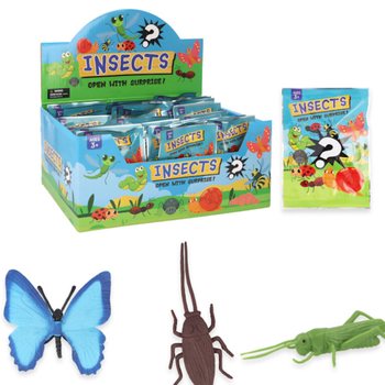 Pochette Surprise / Blind Bag Insectes (Pr&eacute;sentoir de 60 pi&egrave;ces)