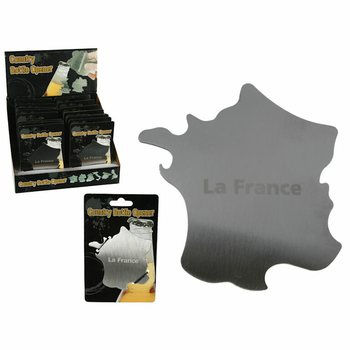 DÉCAPSULEUR EN MÉTAL - FRANCE - PRÉSENTOIR (24 pcs)