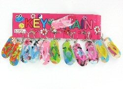 PORTE-CLÉS TONGS - MODÈLE 3 (12 pcs)