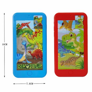 Puzzle Coulissant Dinosaure - 8x16 cm