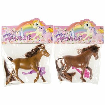 CHEVAL JOUET AVEC BROSSE (12 pcs)