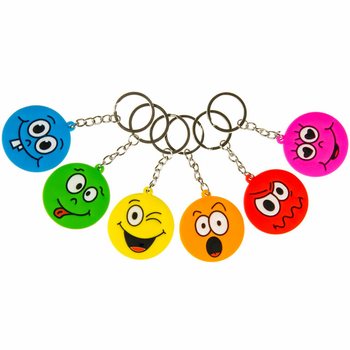 PORTE-CLÉS SMILEY (48 pcs)