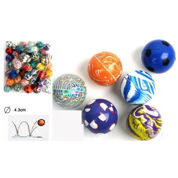 MÉGA GRANDES BALLES REBONDISSANTES – Ø4,3CM (48 pcs)