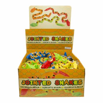 SERPENTS FLEXIBLES ONDULANTS 35 CM EN PR&Eacute;SENTOIR (48 pcs)