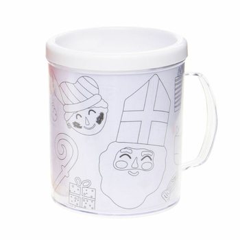 Saint-Nicolas / Sinterklaas Tasse &agrave; Colorier (2 pcs)