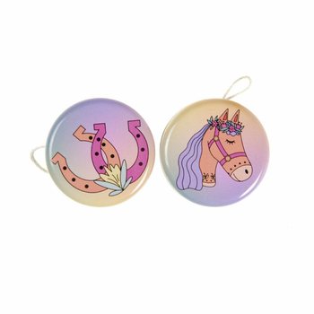 Yoyos en M&eacute;tal Motif Cheval (24 Pi&egrave;ces)