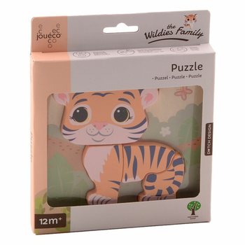 JOUECO - THE WILDIES FAMILY MIX PUZZLES EN BOIS - D&egrave;s 12 Mois (12 pces)