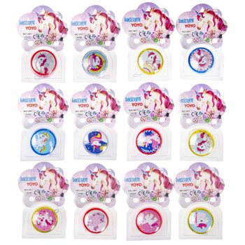 Yo-yos Licorne sur Carte (12 pi&egrave;ces)