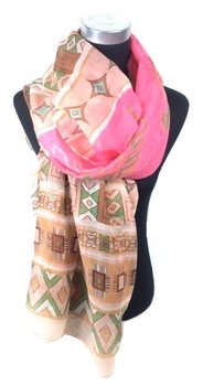 Écharpe Rose Style Ibiza (1 pc)