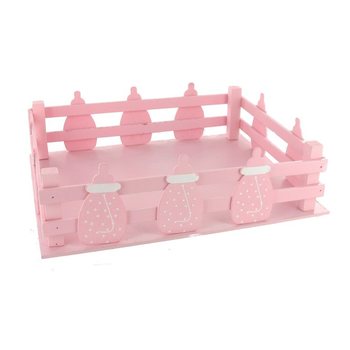 Cagette décorative rose - Petits biberons