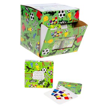 PETITS JEUX DE MÉMOIRE - MODÈLE : FOOTBALLEURS - EN PRÉSENTOIR (60 pcs)