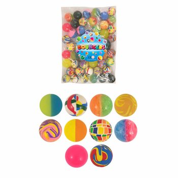 Mix de Grosses Balles Rebondissantes Ø4,3CM (50 pcs.)