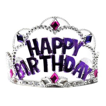 COURONNE HAPPY BIRTHDAY - MODÈLE 2 (12 pcs)
