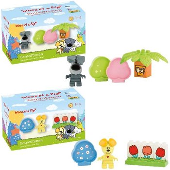 Blocs de Construction Woezel & Pip - Amusement avec Woezel (12 pcs)