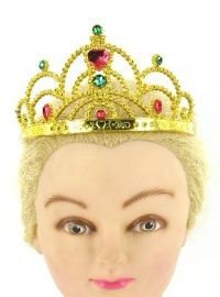 COURONNES DORÉES AVEC STRASS STRASS (12 pcs)
