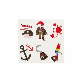 Tatouages Pirate Fun - Pr&eacute;sentoir (96 pcs)
