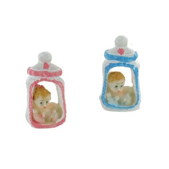 Décoration de Naissance - Bébé en Biberon 5,5 cm (12 pcs)