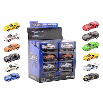 DIE CAST - VOITURES SUPER SPORT, &Eacute;CHELLE 1:43 EN PR&Eacute;SENTOIR (24 pcs)