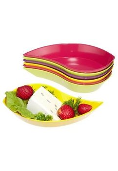 Zak! Designs Service &agrave; Ap&eacute;ritif Flora Motif Feuilles, 7 Pi&egrave;ces (1 set)