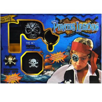 GRAND KIT DE DÉGUISEMENT PIRATE AVEC MAQUILLAGE (2 pcs)