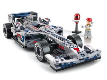 Voiture de Course F1 Sluban Argent M38-B0352 (1 pc.)