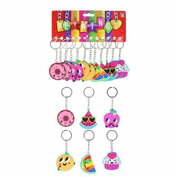 PORTE-CLÉS - FUNNY SWEET FRUIT (12 pcs)
