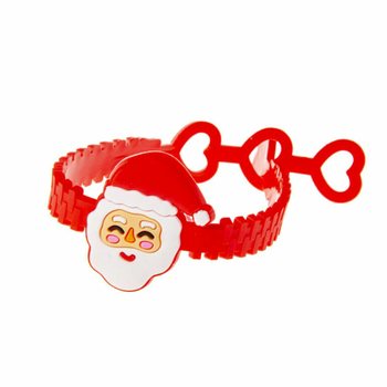Bracelets de No&euml;l en silicone pour enfants (12 pi&egrave;ces)