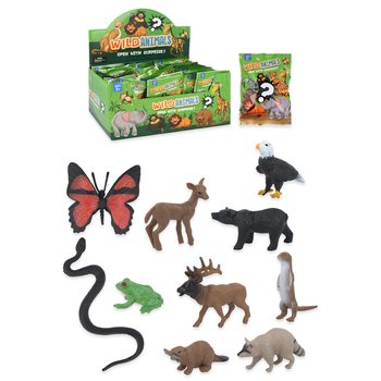 Pochettes Surprises Animaux Sauvages en Présentoir (60 pcs)