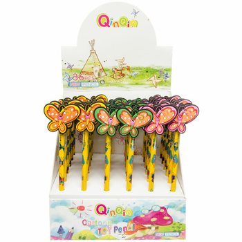 Crayons Papillon sous Pr&eacute;sentoir (36 pcs)