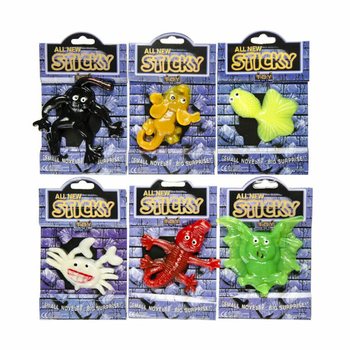 STICKY ANIMALS - GRANDES FIGURINES COLLANTES EFFRAYANTES (60 pces)