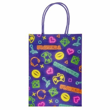 Sac Cadeau en Papier Gamer - 16x9x22 cm (12 pcs)