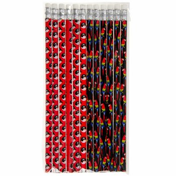 Crayon Pirate avec gomme (12 pcs.)