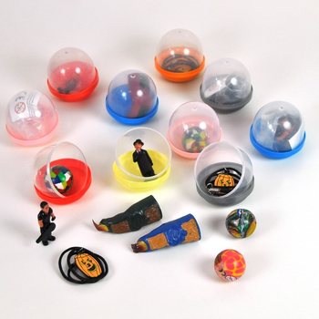 MIX CAPSULES 50MM AVEC JOUETS (50 pcs)