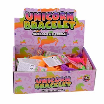 Bracelets Licorne Puffer en Pr&eacute;sentoir (48 pi&egrave;ces)